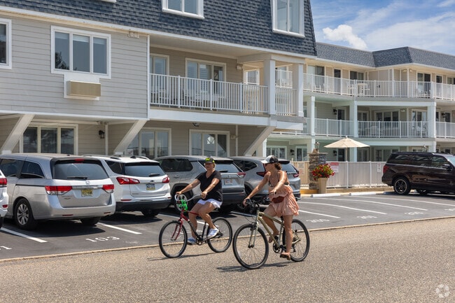 Residents can cruise through Avalon on bicycles.