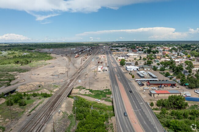U.S. Highway 50 cuts right through Rocky Ford, serving as the town’s main thoroughfare and linking local businesses and neighborhoods along its busy, four-lane stretch through the plains.