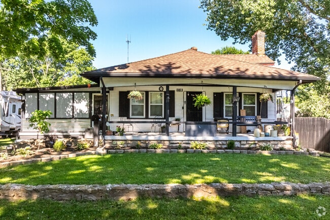 Ranch homes sit on small hillsides in the Bristol neighborhood.