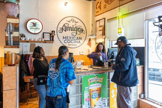 Red Bank residents enjoy takeout from Amigos Mexican Cocina.