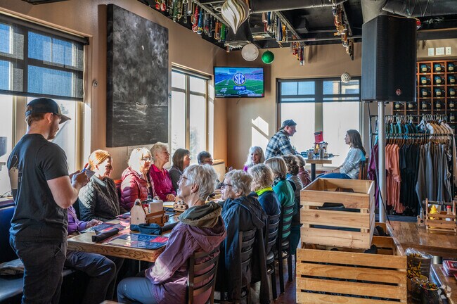 Topside Bar & Grill in Steilacoom is a popular choice for large groups.