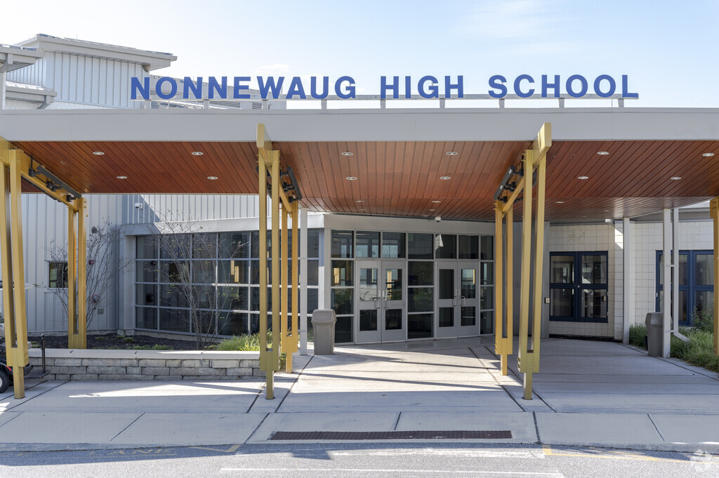 The modern aesthetic of Nonnewaug High School is simple stunning