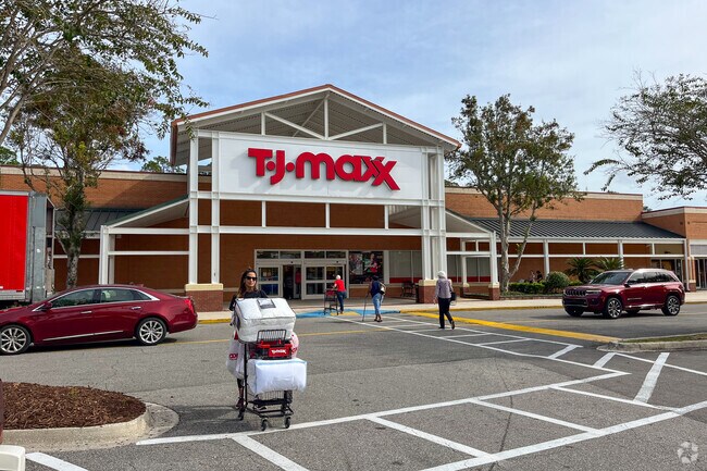 TJ Maxx and other big box stores are popular shopping destinations for Loretto's residents.
