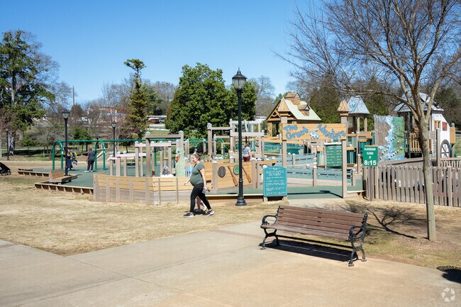 Locals in Saxon can go to Cleveland Park for a day of fun.