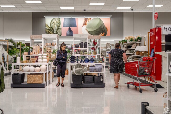 A number of big box retailers like Target are located just north of River Forest.