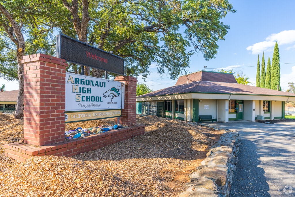 Ione High School and Jackson High School merged to form Argonaut High School in 1983.