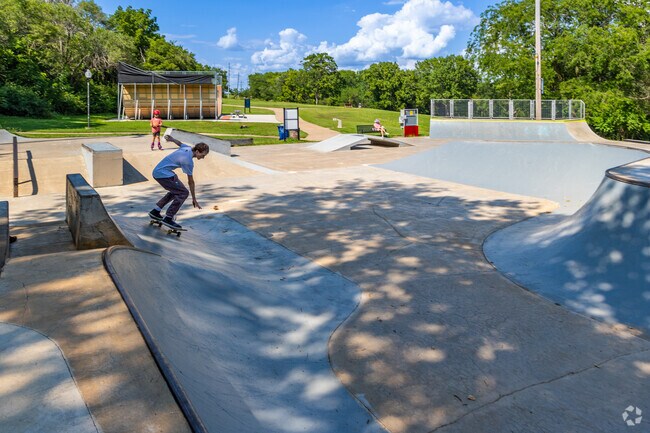 Centennial Park has a great skatepark for all skill levels.