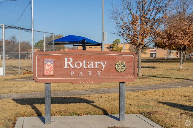 Rotary Park is next to Jackson Elementary School in the southwest area of Norman.