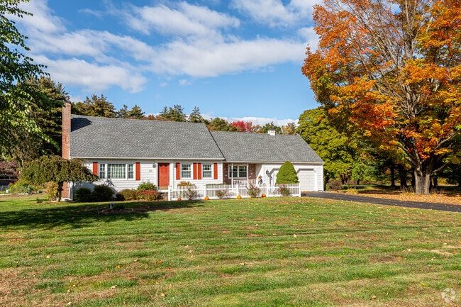 Ranch homes are commonplace in sections of Somers.