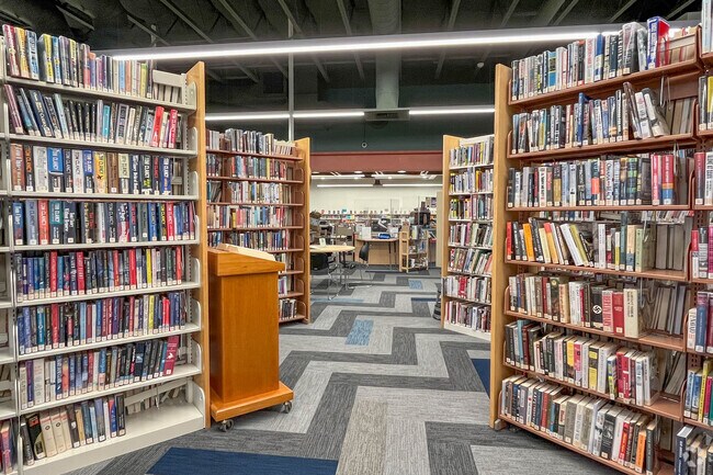 The Creswell library is fully stocked with books, magazines, and all you could want.