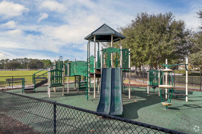A look inside Harmony Community Schools playground area.