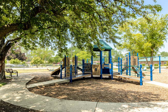 This is one of the two playgrounds located at Rupley Elementary School.