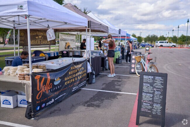 Visit the Pflugerville Farmer's Market on Tuesdays from 3-7pm during the months of May-October.