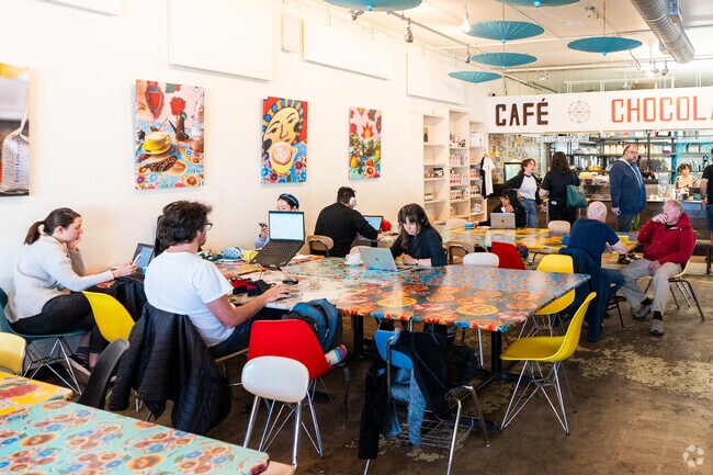 Cocoa Cinnamon, a Latina-owned coffee shop is a great place to grab a sweet treat and coffee in the Forest Hills neighborhood.