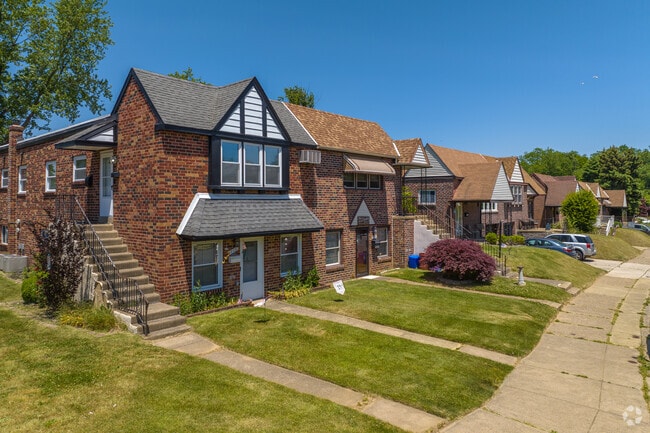 Homes in Fox Chase often feature Tudor-style architecture.