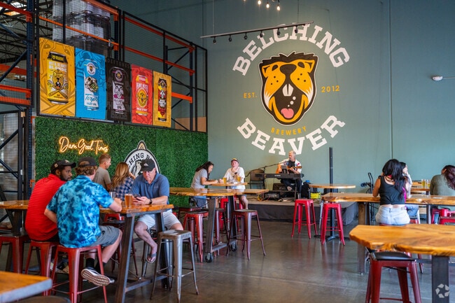 The Belching Beaver Brewery has live music on Friday nights in Ivey Ranch-Rancho Del Oro.