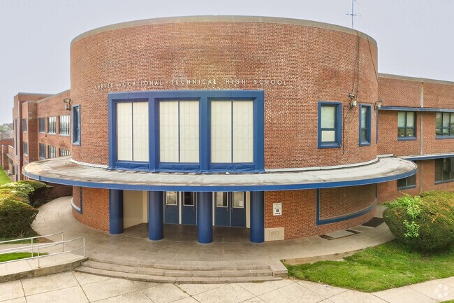 High schoolers may attend nearby Carver Vocational Technical School.