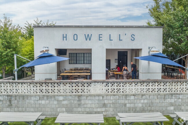Howell's Kitchen and Bar features outdoor dining great for when the weather is nice.