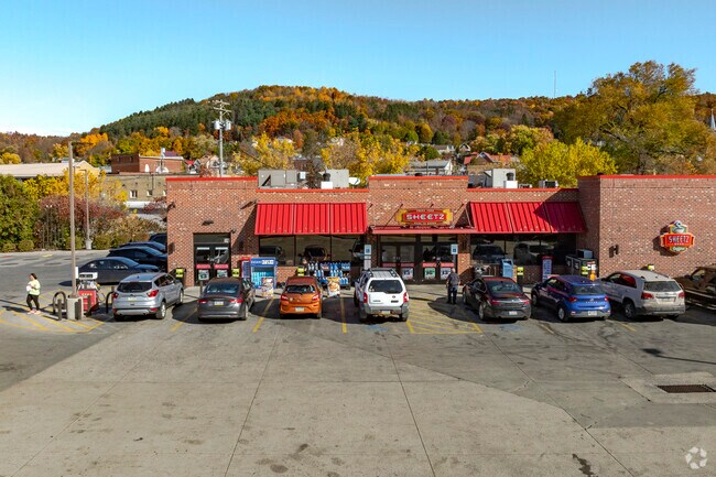 Sheetz is convenient place to stop in Susquehanna - its part gas station and part sandwich shop.