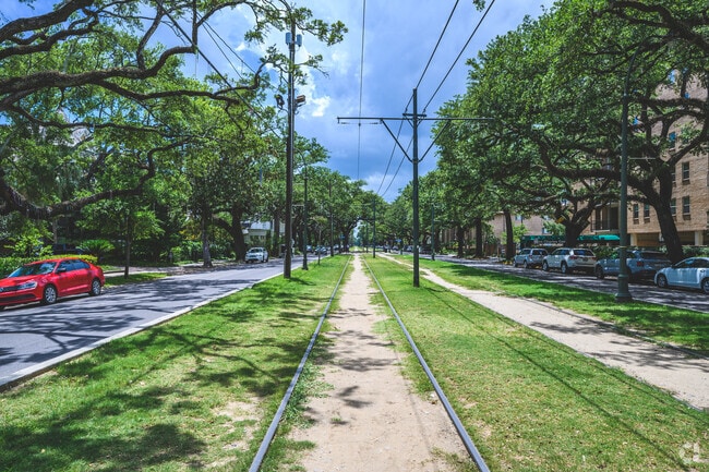 Freret features several distinct streetcar lines.