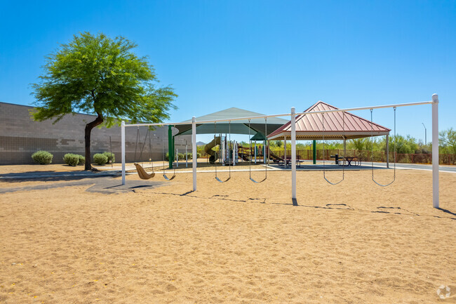 Gavilan Peak Elementary includes swings that bring joy and laughter in Anthem's spirit.