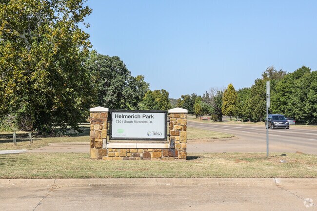 Helmerich Park is located on Riverside near 81st Street.