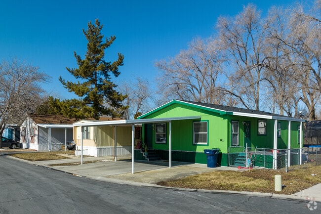 Row of homes in Sherwood Forest subdivision.
