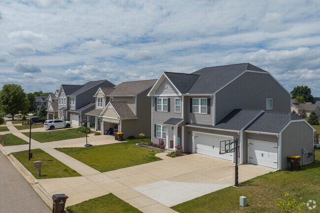 Large traditional homes are becoming more common in the rural areas outside Charlotte.