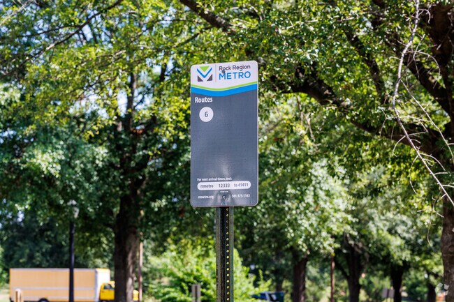Downtown Little Rock is served by The Rock Metro public transportation system.