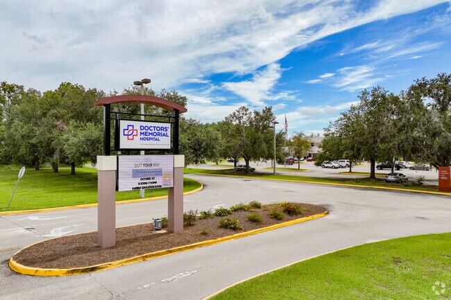 Doctors' Memorial Hospital is a local nonprofit hospital offering emergency care, surgery, and therapy services.