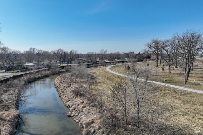 Riverside park is just outside of Munster in Hammond but it is perfect place for a scenic walk.