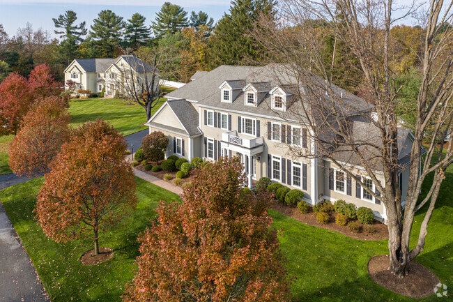 Southern Andover features large modern homes amid its quiet, rural setting.