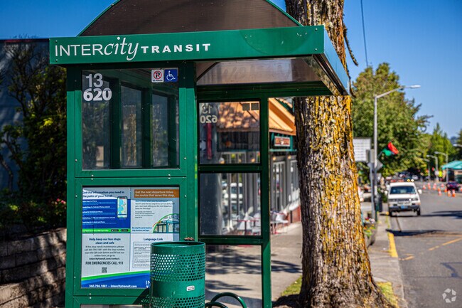 Downtown Olympia is well served with public transportation.