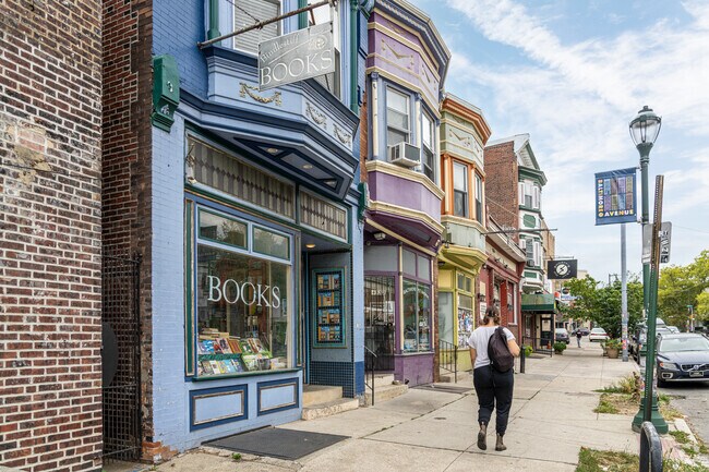 Bindlestiff Books is just one of many small businesses lining Baltimore Ave near Cobbs Creek.