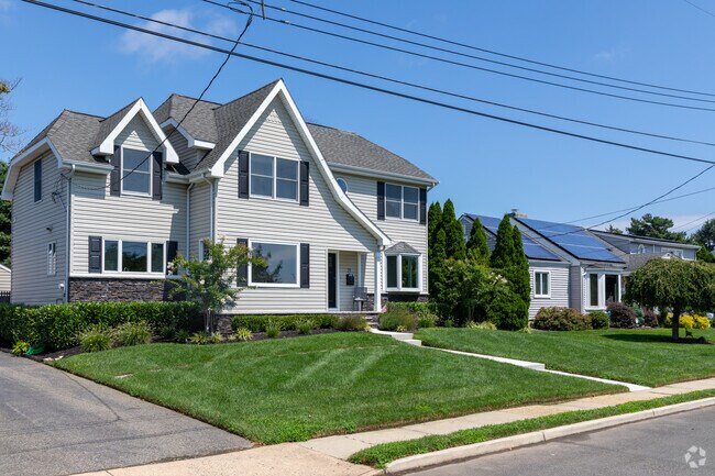 Homes in West Long Branch are located in quiet neighborhoods with sidewalks.