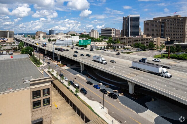City Walk, located just under the interstate.