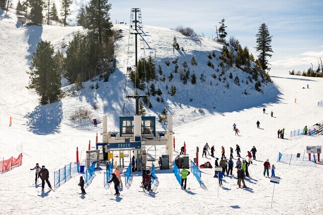 Make a day trip up to Bogus Basin for a family ski day.