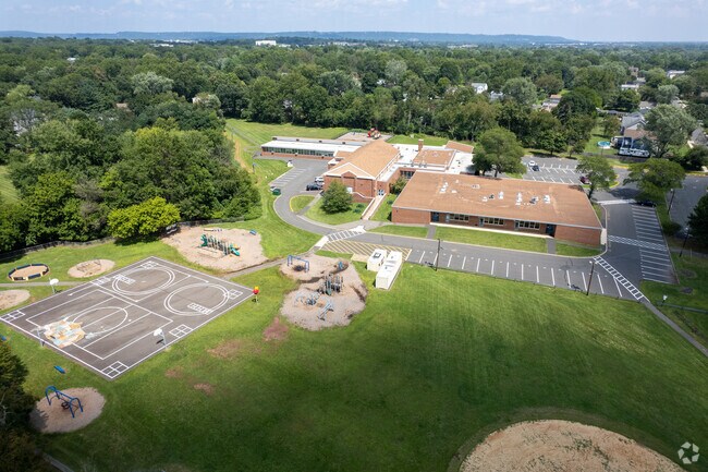 Aerial view of the playground at Bradley Gardens Elementary School in Bradley Gardens.