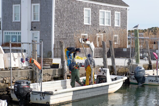 Commercial fishing is one of the industries practiced in Westport, with many small ships.
