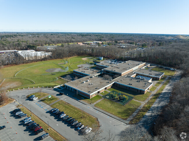 Downey Elementary School in Brockton received a C- in the teacher category from Niche.