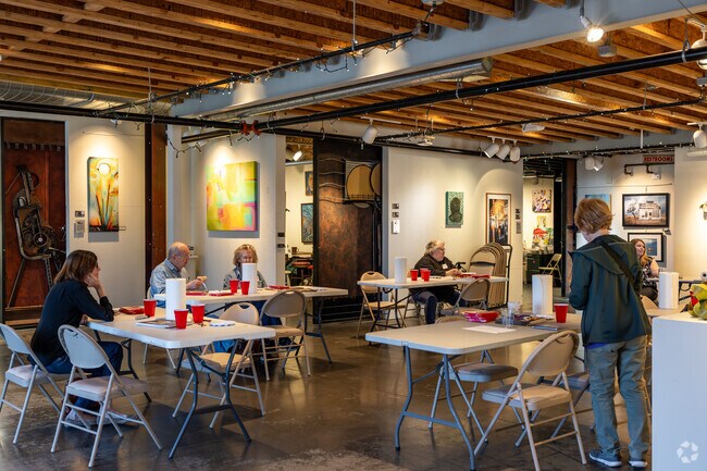 Orr Street Studios offers North Central an art gallery, 21 studios to create, and art classes, exhibitions and events.