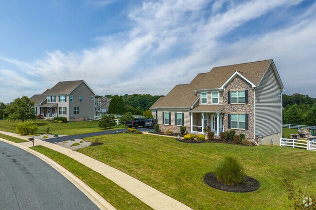 Traditional homes with large lots can be found off of the back roads of Kirkwood.