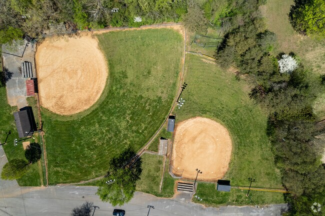 Rocky Hill Ball Park Different Sized Baseball Diamonds 90 Degree Lookdown