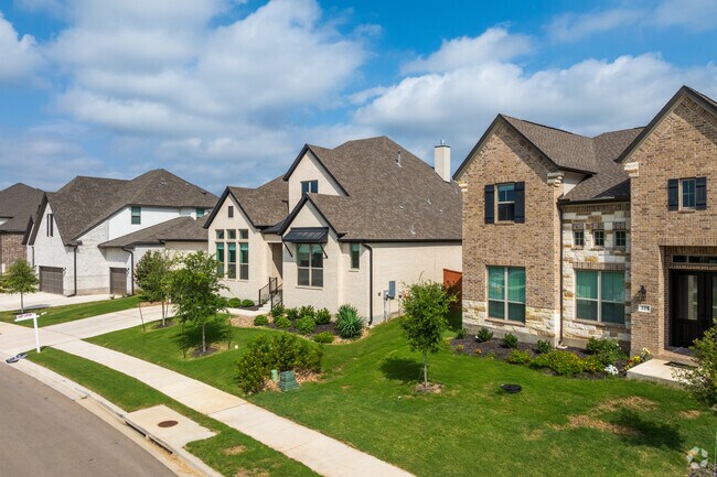 The Oaks at San Gabriel homes range from traditional to contemporary styles.