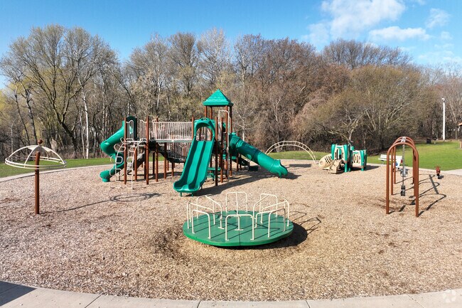 Silver View Park has one of the largest playgrounds in Mounds View.