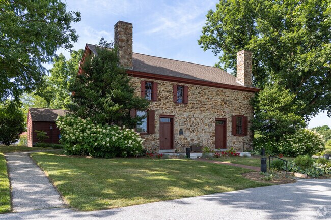 The Uwchlan Meeting House was built in 1756 in Uwchlan.