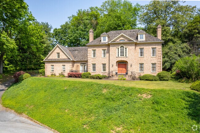 Large colonial inspired homes are among the most expensive properties in Lower Allen.