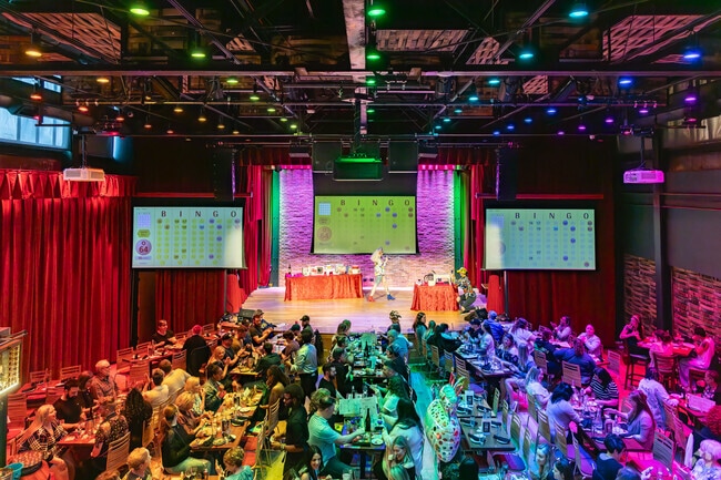 Residents enjoy an epic evening at Boozy Bingo at City Winery Pittsburgh in the Strip District.