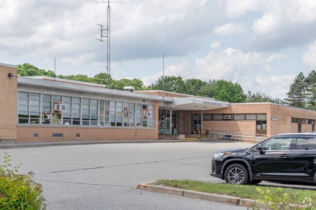 A traditional building awaits students of The Globe Park Elementary School in Woonsocket.