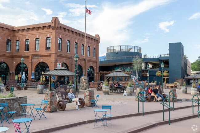 Heritage Square in Flagstaff hosts many events throughout the year, near Cherry Hill.